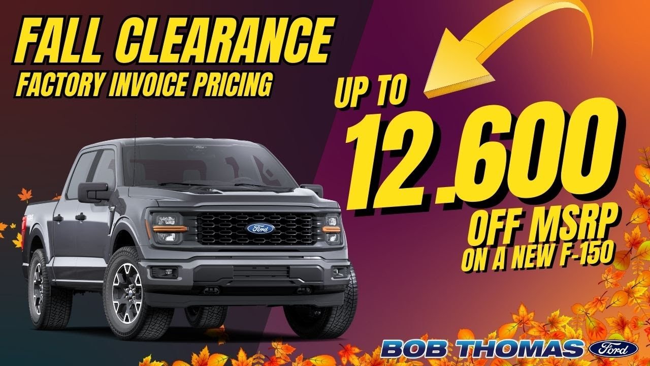Fort Wayne Ford Truck Clearance | Save Up to $12,600 at Bob Thomas Ford