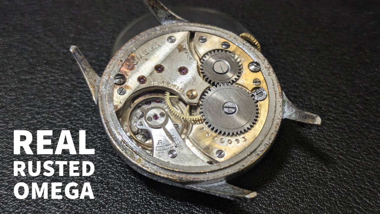 Реставрация ржавого механизма — Omega Cal.26.5 SOB