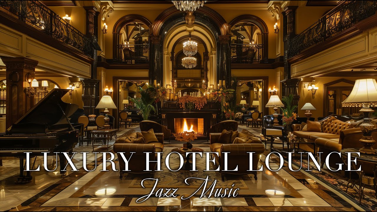 Luxury Hotel Lounge Jazz – 10 Hours of Instrumental Background Music