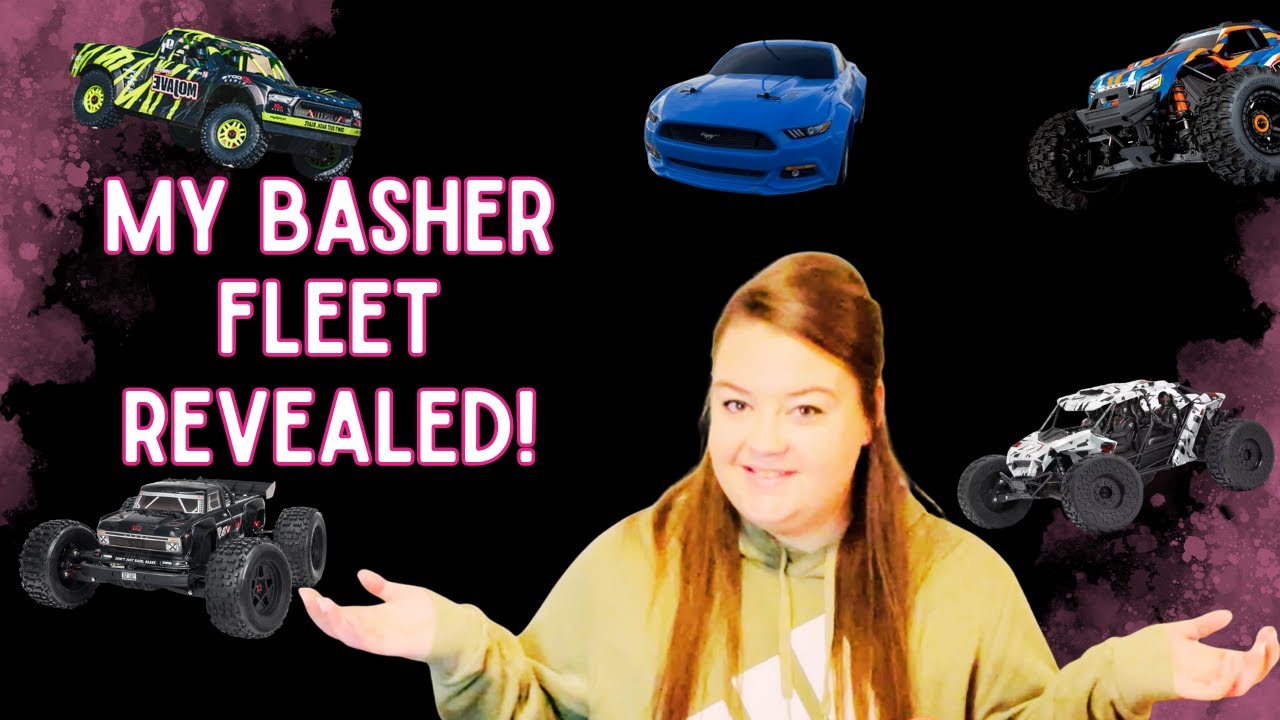 Yes, I Bash like a Princess...Here's my Full Fleet! ❤️👸🏽 [2025] #rchobby #rcbashers #rcsetup