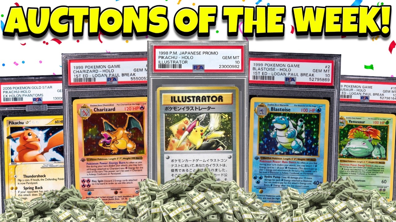 POKEMON AUCTIONS OF THE CENTURY!!! World Record Breaking Sales!