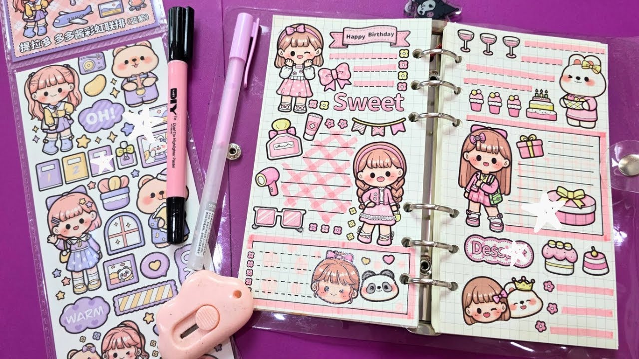 Jurnal Bercerita Warna Pink - Happy Birthday Pinky 😄 Asti Kunyit - Bunda Aqilla Eps 421