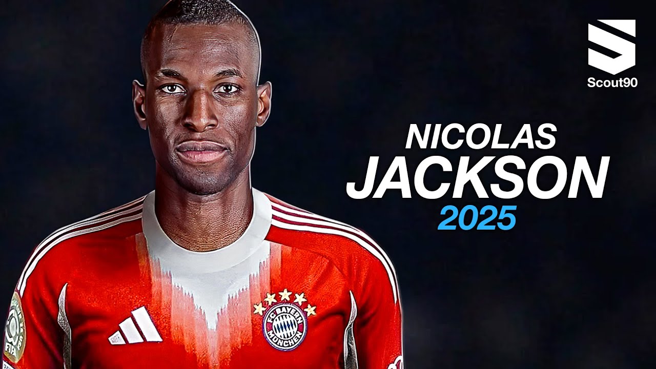 Nicolas Jackson ► Welcome to Bayern Munich 2025 - Crazy Skills & Goals | HD