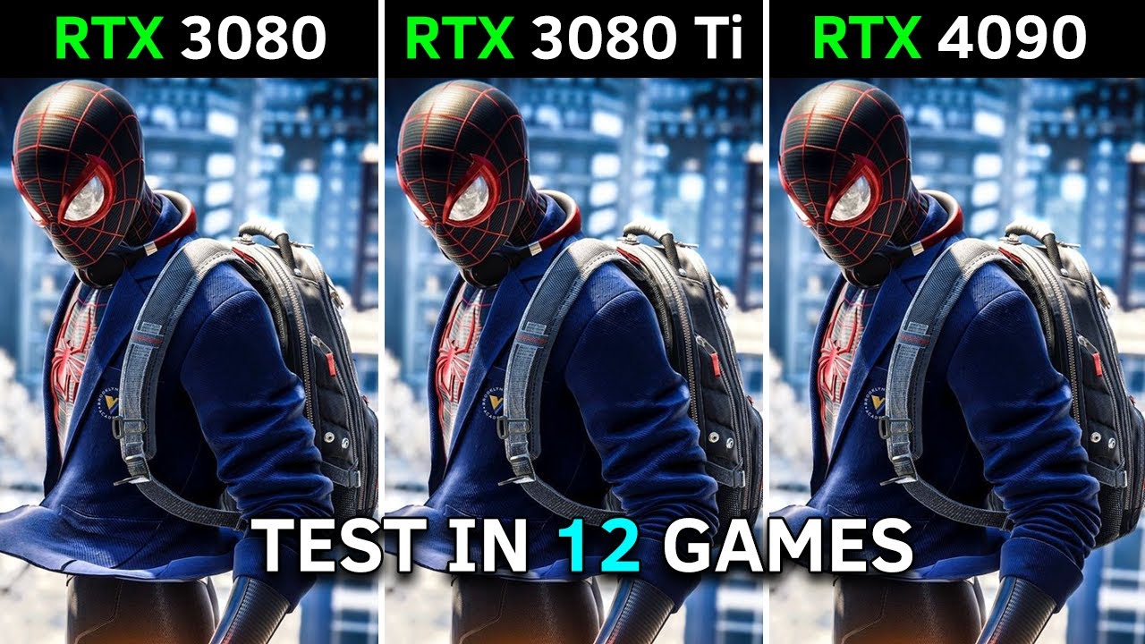 RTX 3080 vs RTX 3080 Ti vs RTX 4090 | Test In 12 Games at 4K | Ultimate Comparison
