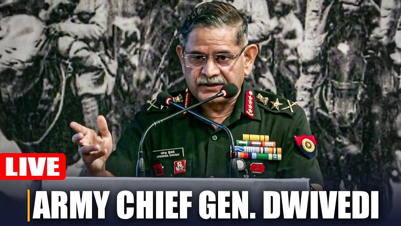 Army Chief Gen. Upendra Dwivedi LIVE | Redlines Redrawn: Operation Sindoor and India's New Normal