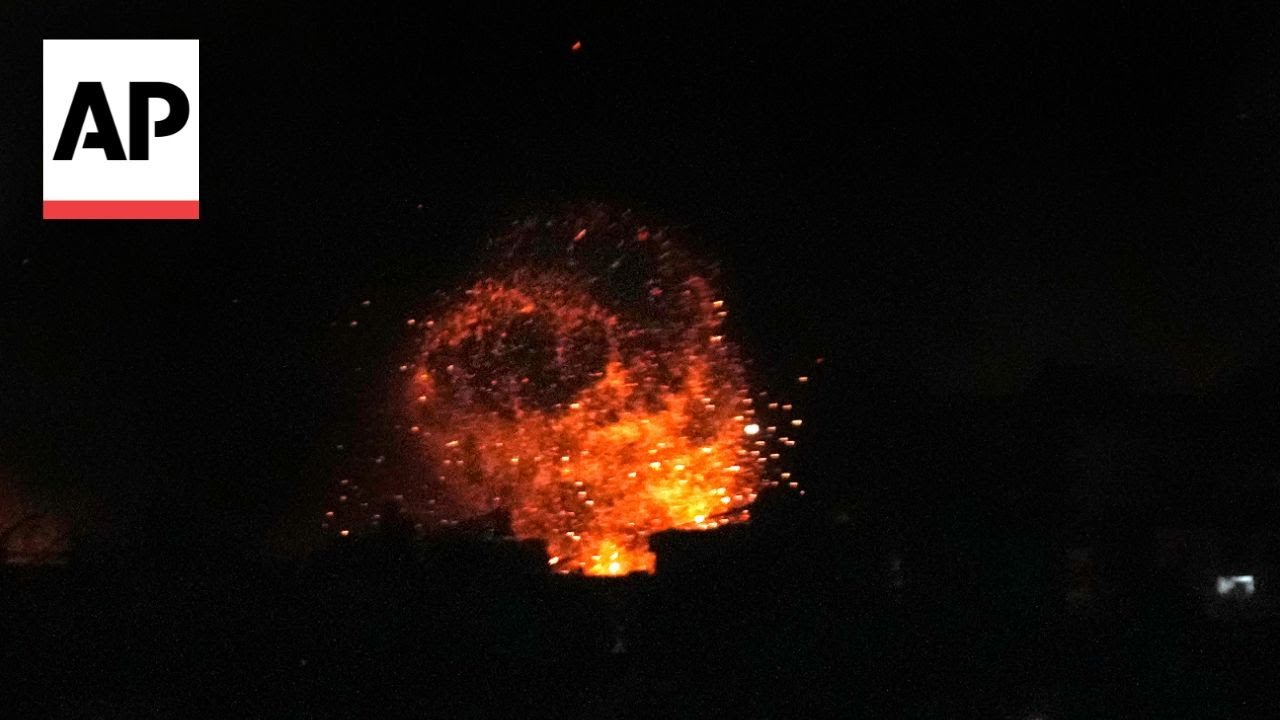 Explosions rock Beirut overnight as Israel expands its bombardment in Lebanon