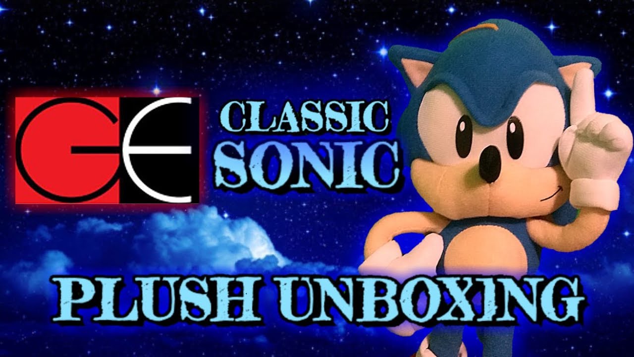 GE Animation - Classic Sonic Plush Unboxing