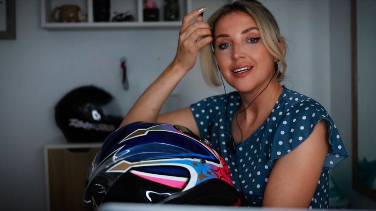 🏍️ASMR Motorcycle Helmet Fitting & Customization🏍️