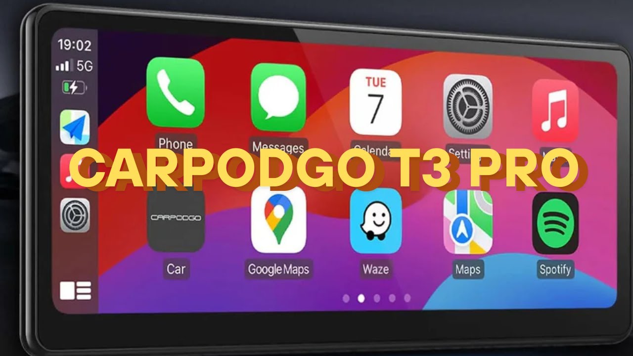 CarPodGo T3 Pro : Android Auto et Apple CarPlay sur un écran 60fps dans ta vieille auto !