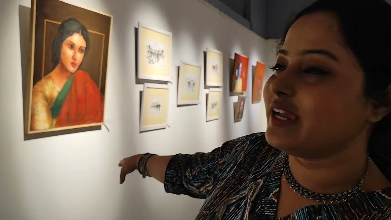 salon de bengal,,, art exhibition # atanu dey # youtube video # academy of fine arts