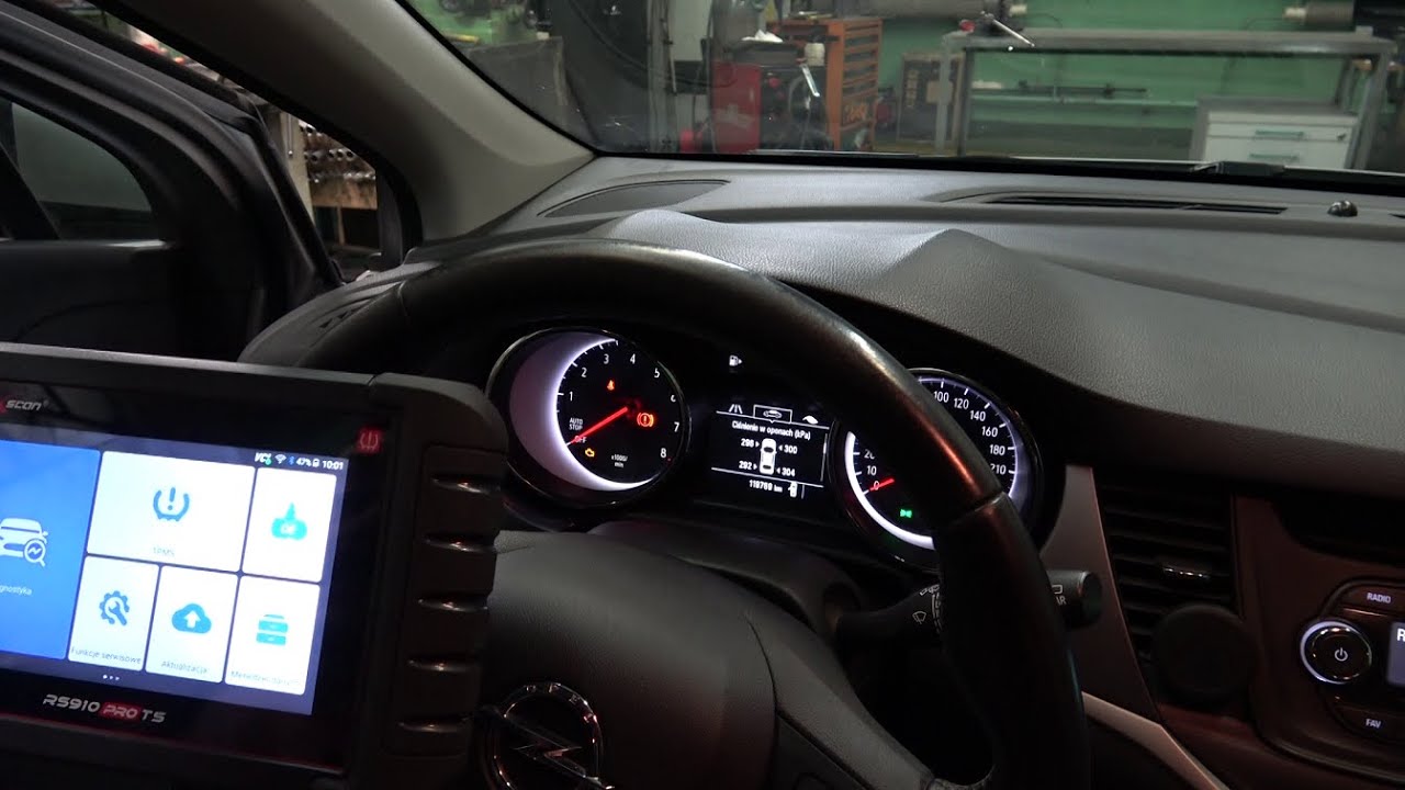TPMS Opel Astra, Czujniki czy brak powietrza? RS910proTS.