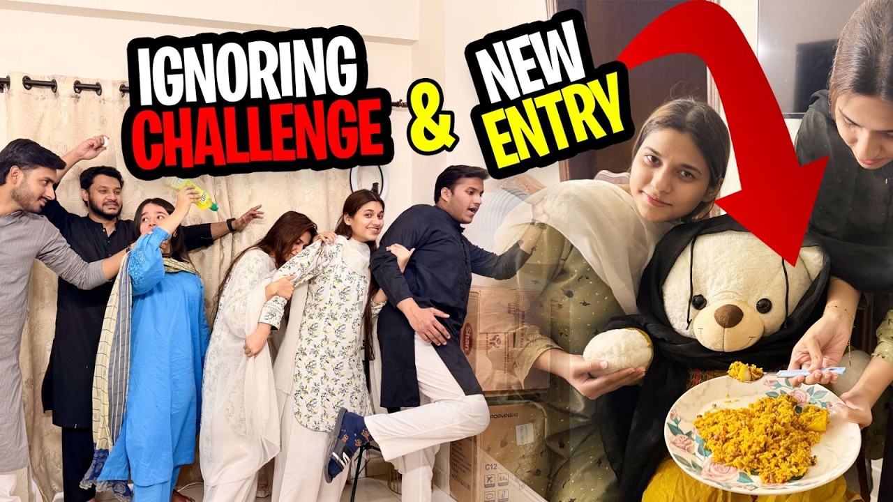 Ignoring Challenge 🤷🏻‍♂️ Dawat Kardi Sab Ki 🫰🏻| Video Mein New Entry 🤣| Fun Day | Ramadan Series 💫