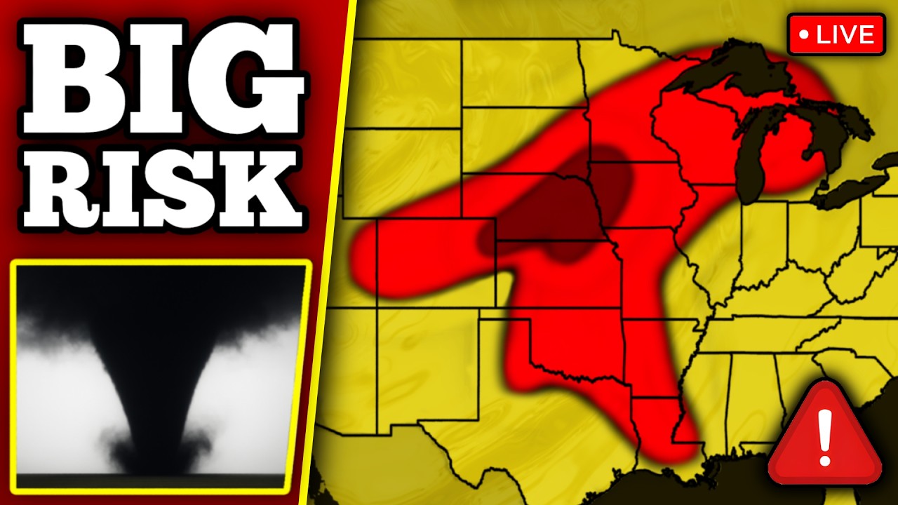 🔴 TORNADO EMERGENCY IN NEBRASKA - Strong Tornadoes Possible With LIVE Storm Chasers...