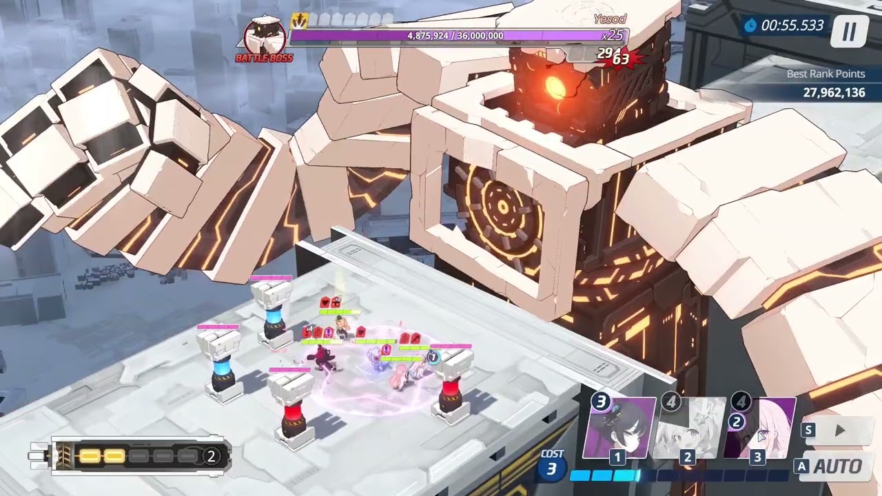 (Blue Archive) Global Yesod 2 Team Torment Score 39,908,080