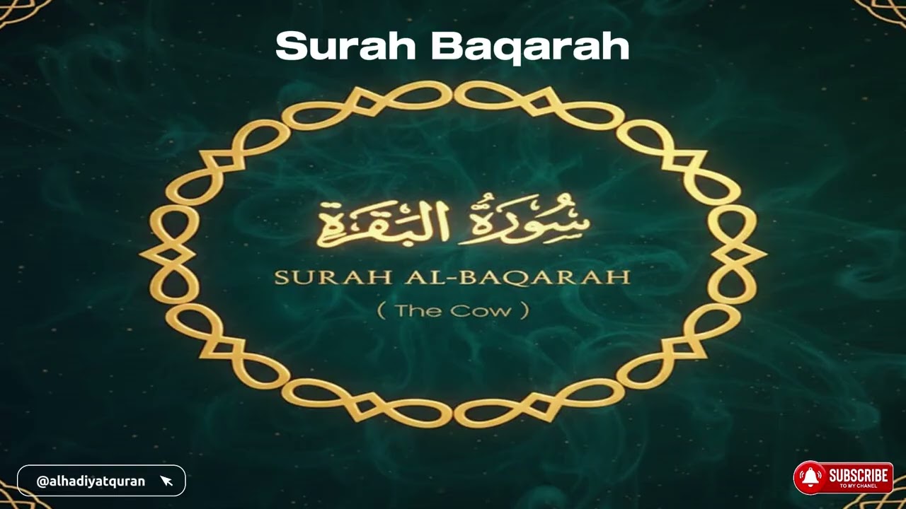 Surah Al Baqarah Beautiful Quran Recitation | Peaceful Quran Tilawat