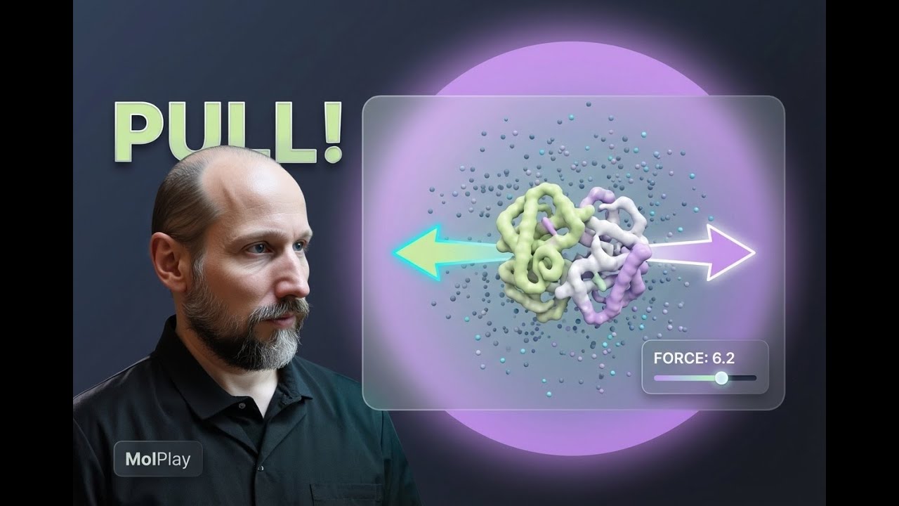 MolPlay: an all-atom interactive simulation of bovine pancreatic trypsin inhibitor BPTI in water