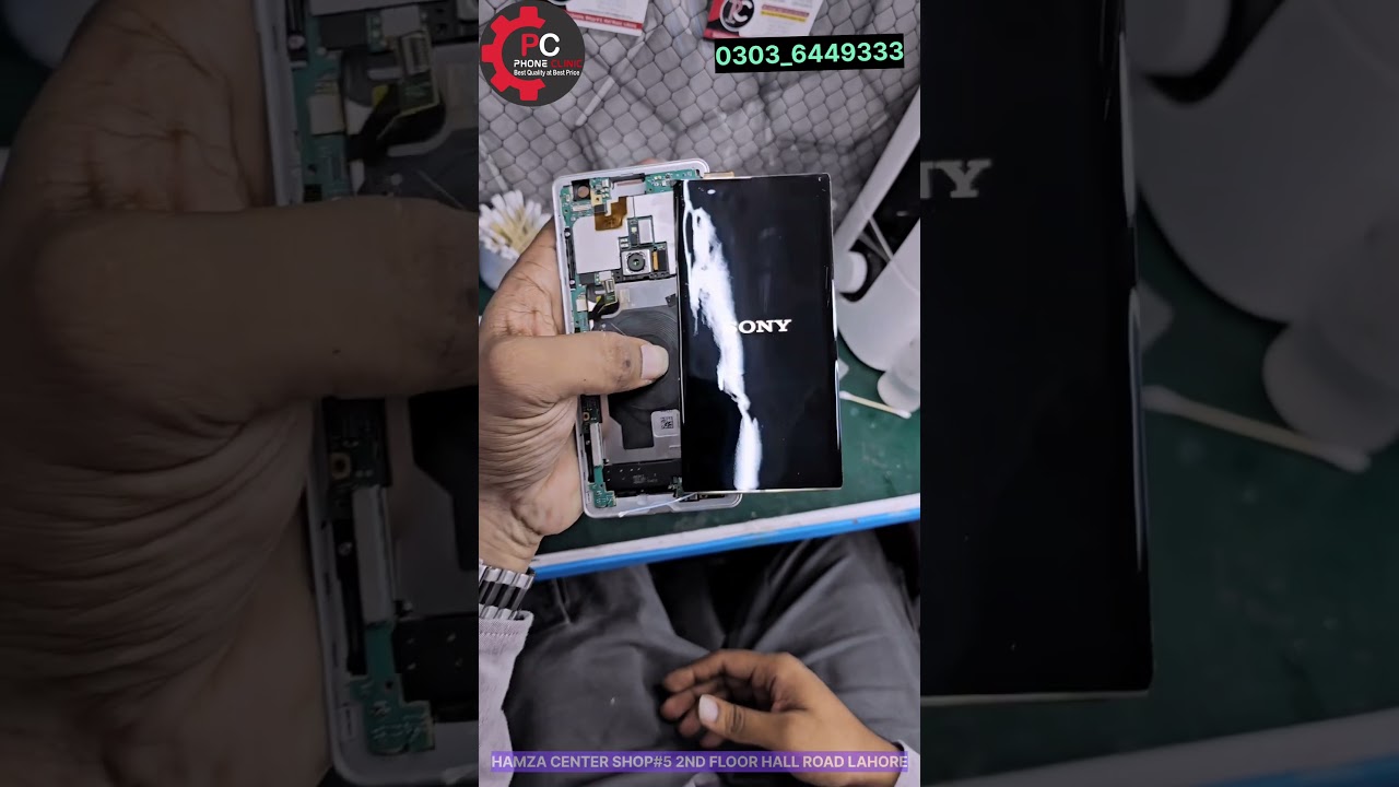 sony xz3 glass replacement #phoneclinic
