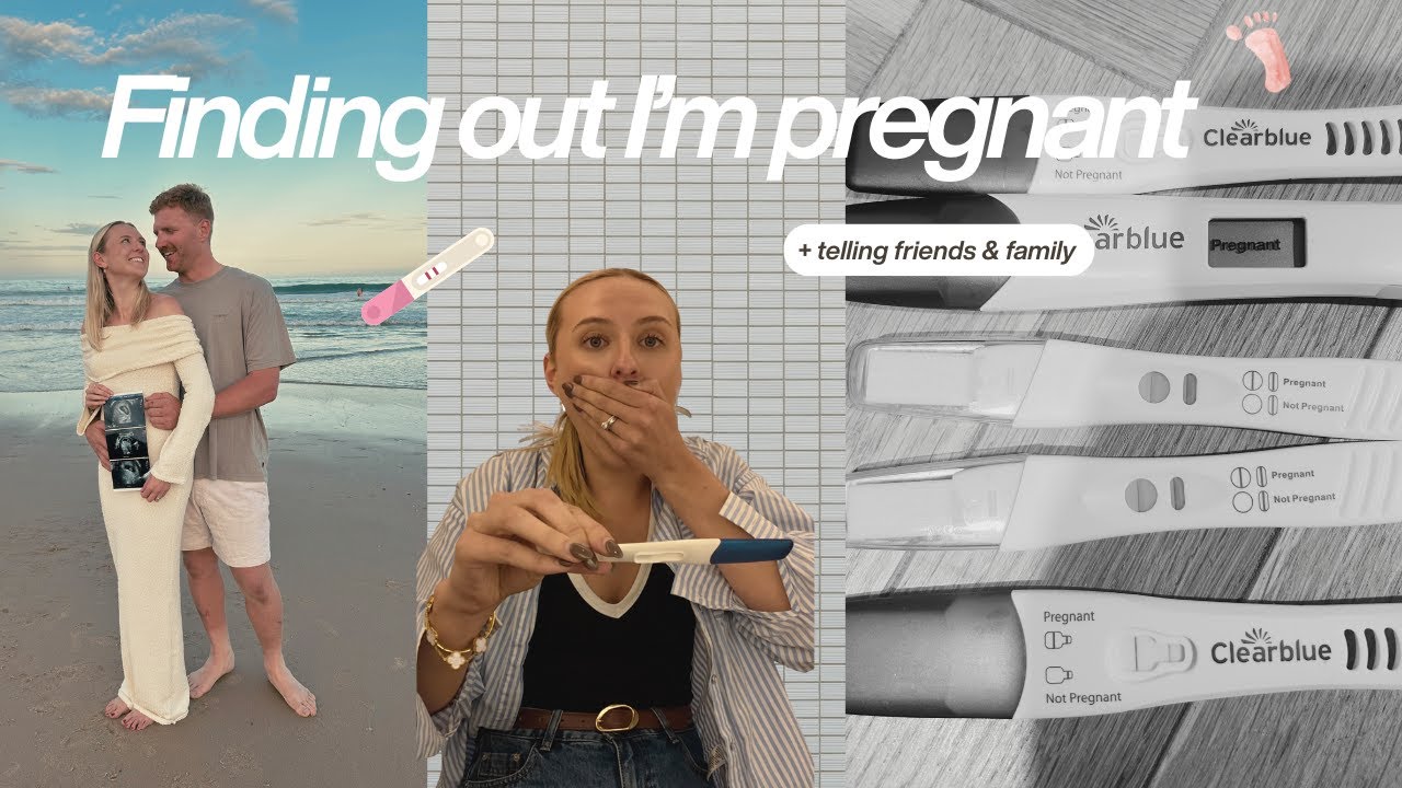 SURPRISE... I AM PREGNANT!! + telling friends and family