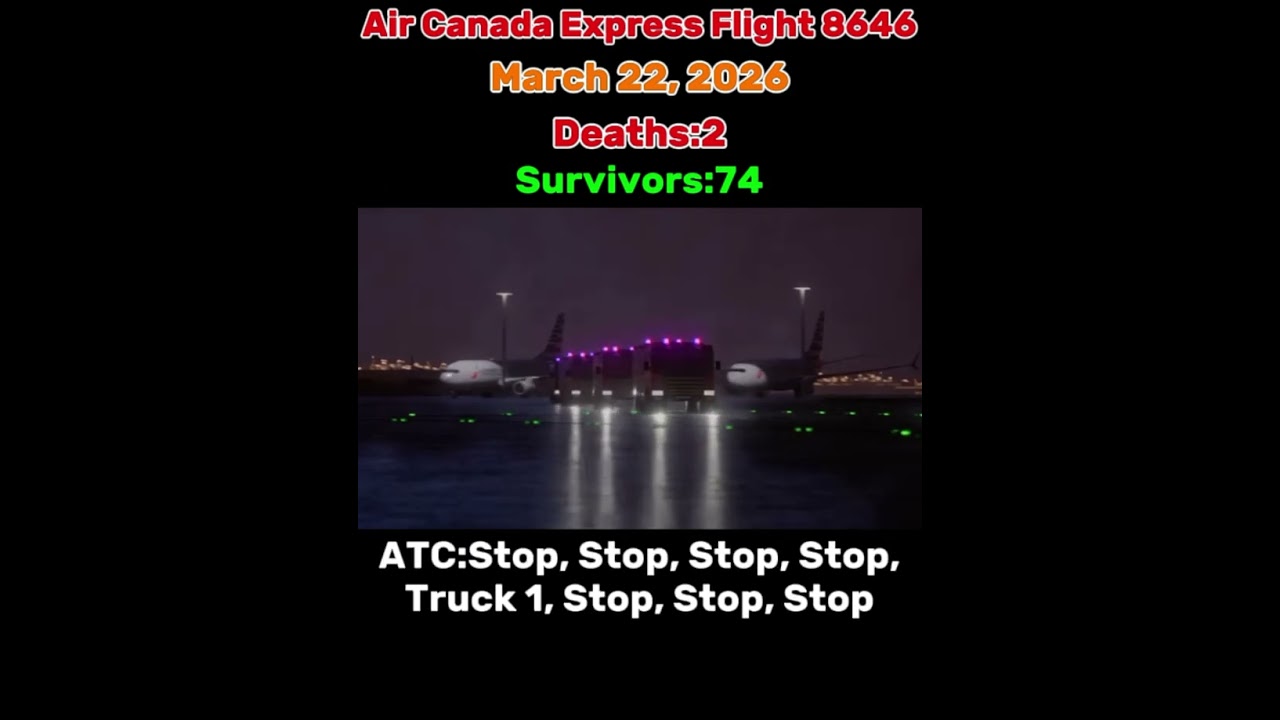 Air Canada Express Flight 8646 | Animation and ATC Recording