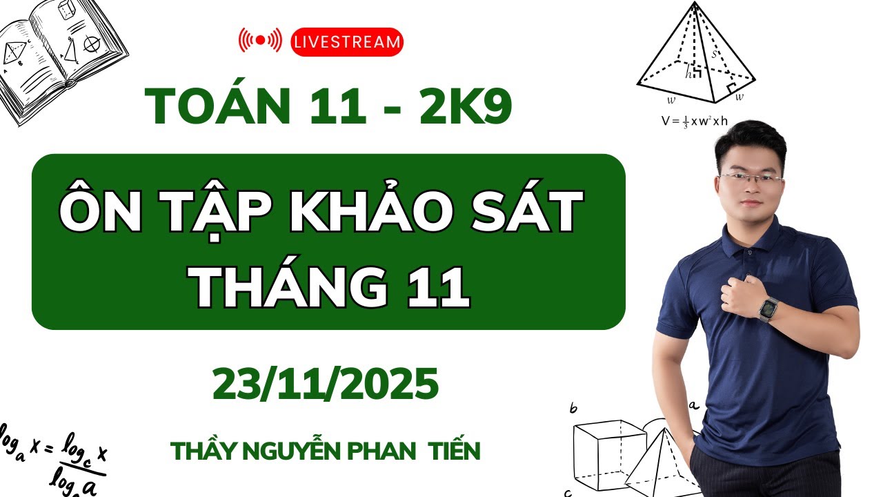 Toán 11 - ÔN TẬP KHẢO SÁT CHẤT LƯỢNG THÁNG 11