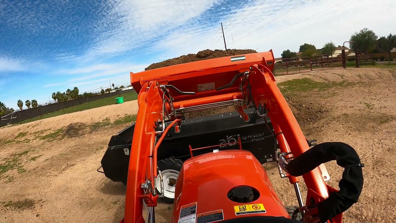 ABI Manure Spreader In Action