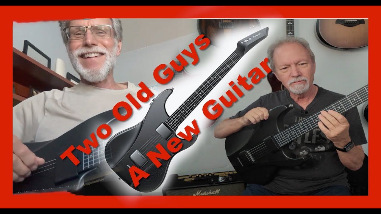 Aeroband Guitar -  Two old friends and musicians try out a very different guitar!