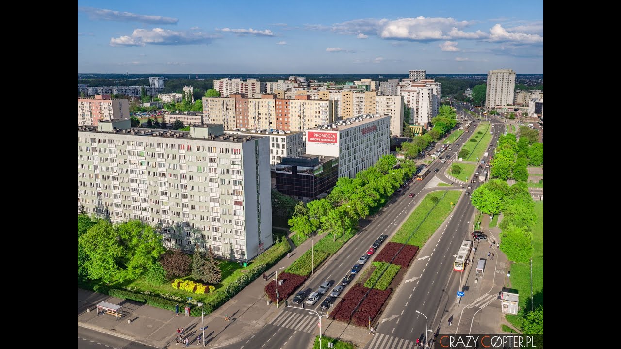 Nieruchomości z drona w Warszawie - Osiedle Gama na Targówku, Warszawa