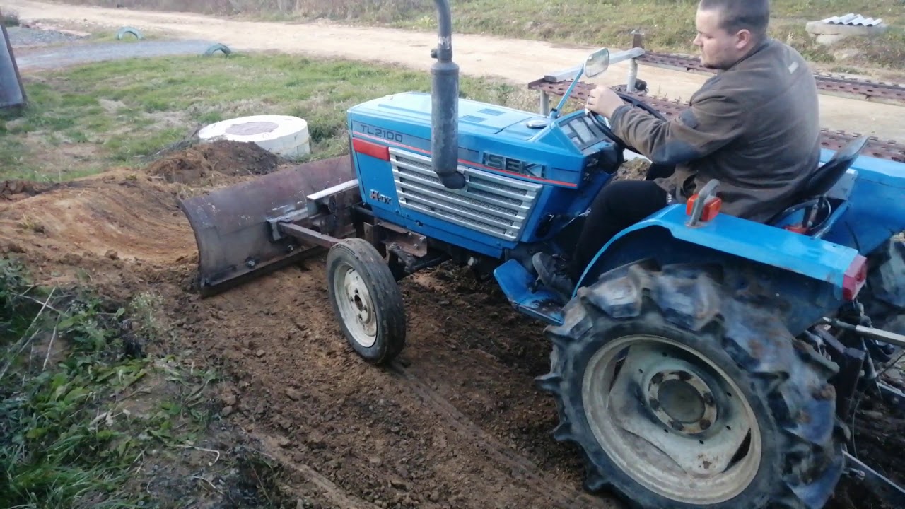 Iseki tl2100 самодельный отвал