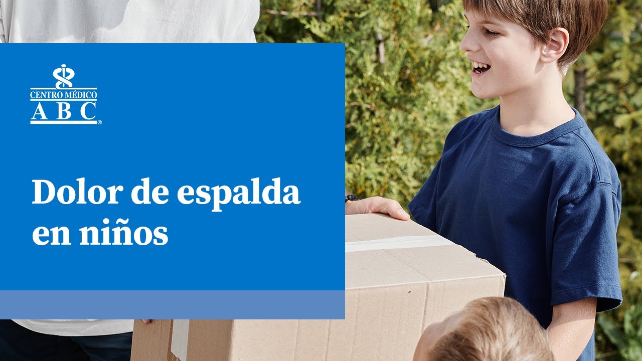 Dolor de espalda en niños