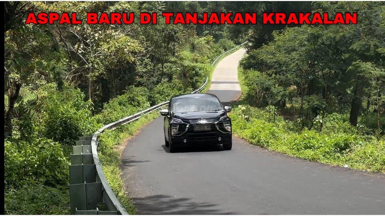 Aspal baru di tanjakan krakalan || @krakalanofficial 