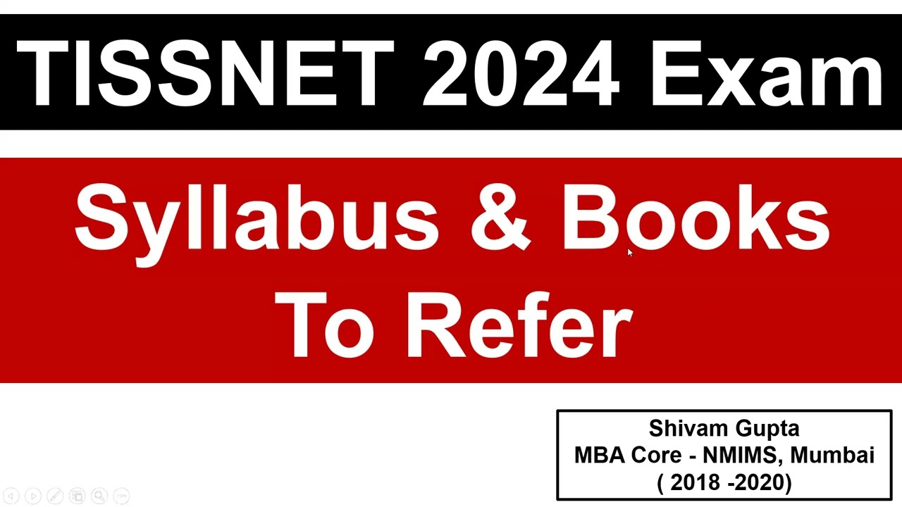 TISSNET 2024 Exam:  Paper Pattern | Syllabus & Books to Refer || Mission: TISS, Mumbai