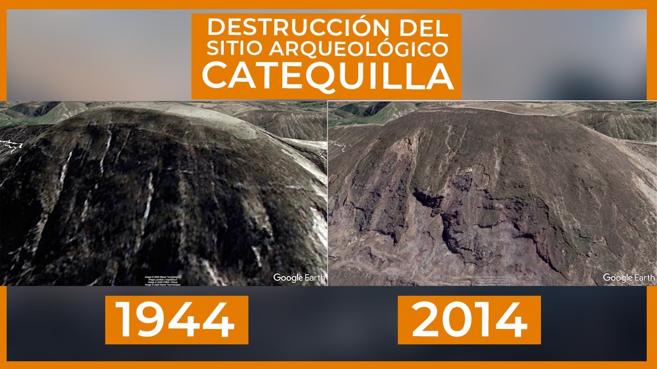 DESTRUCCION DEL SITIO ARQUEOLÓGICO CATEQUILLA