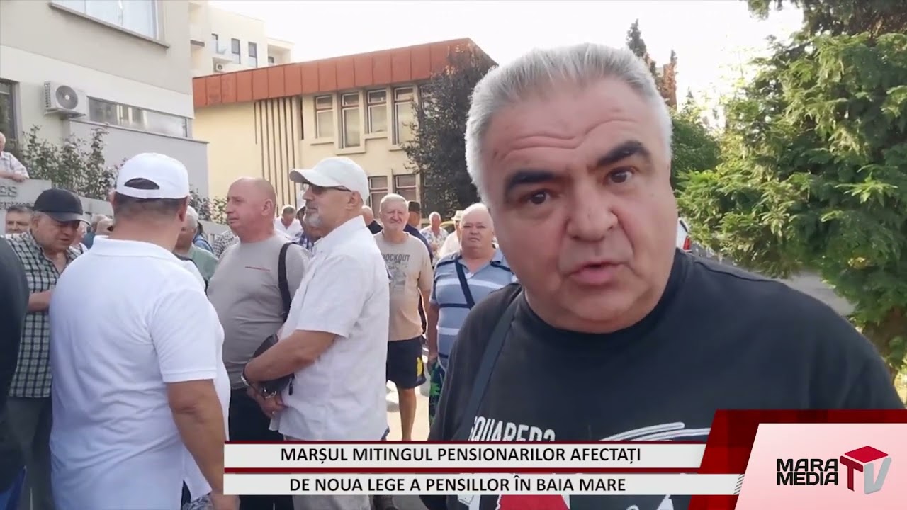 Marș miting de amploare în Baia Mare
