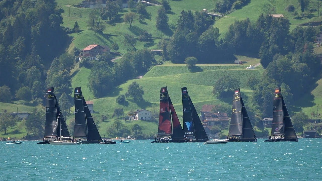 44Cup World Sailing Regatta Championship 2024 in Brunnen, Lake Lucerne, Switzerland