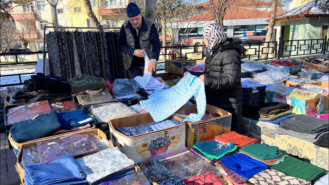 Güler ile pazar alışverişi Taşköprü Salı pazarı akşam yemeği