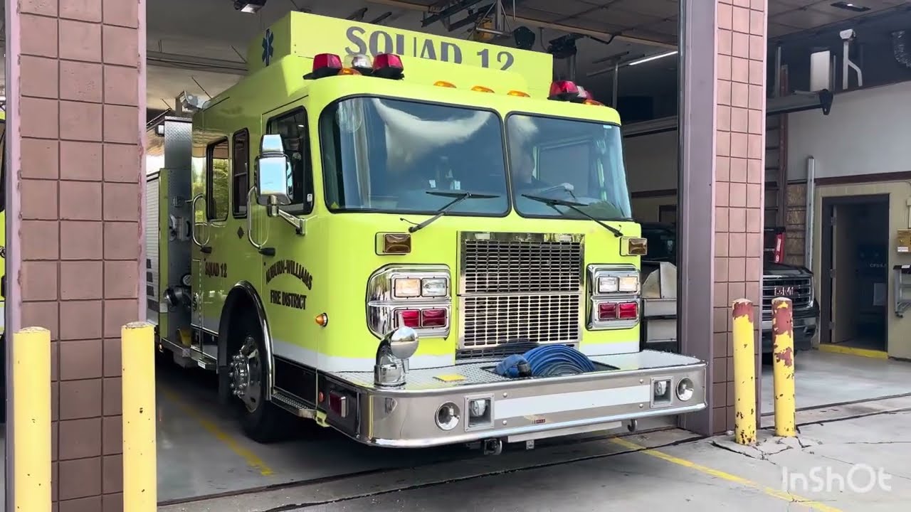 Auburn Williams Fire Department Ladder 12 Engine 12 Squad 12 and Pumper 12