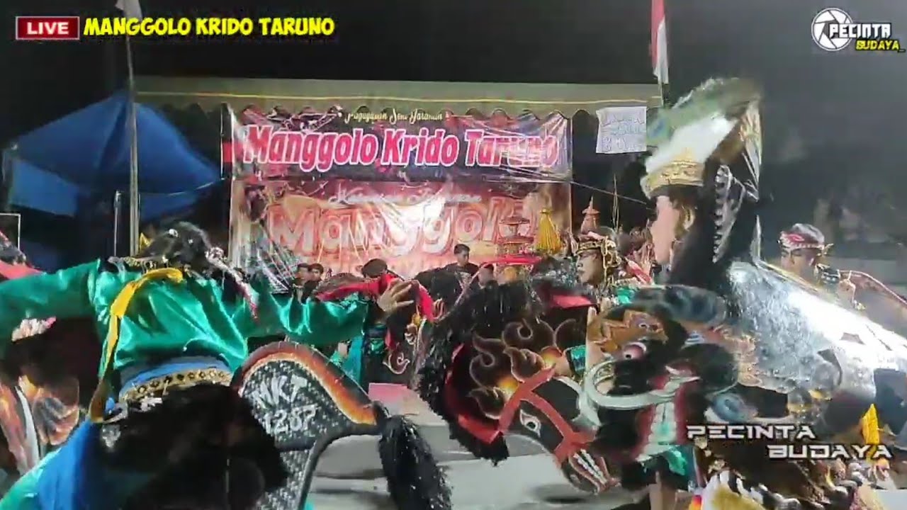 TARI KUDA KEPANG JARANAN MANGGOLO KRIDO TARUNO LIVE SINGGAHAN 