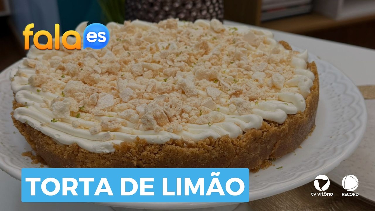 Receita de Torta de Limão com Keilane Lyrio.