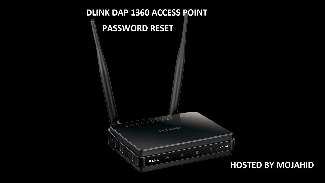 How to Reset the Password on a D-Link DAP-1360