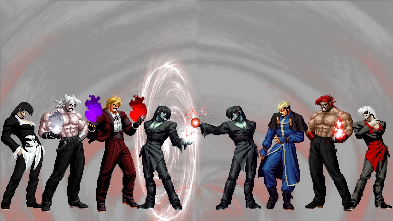 YagEvil 0.76 Team vs Devourer Element Team | KOF MUGEN