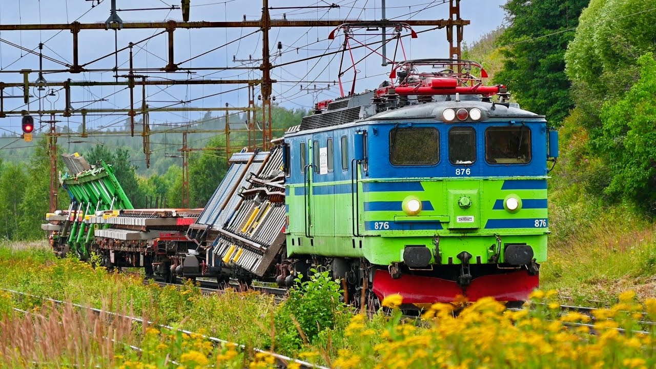 Freight trains in Bispgården 2025