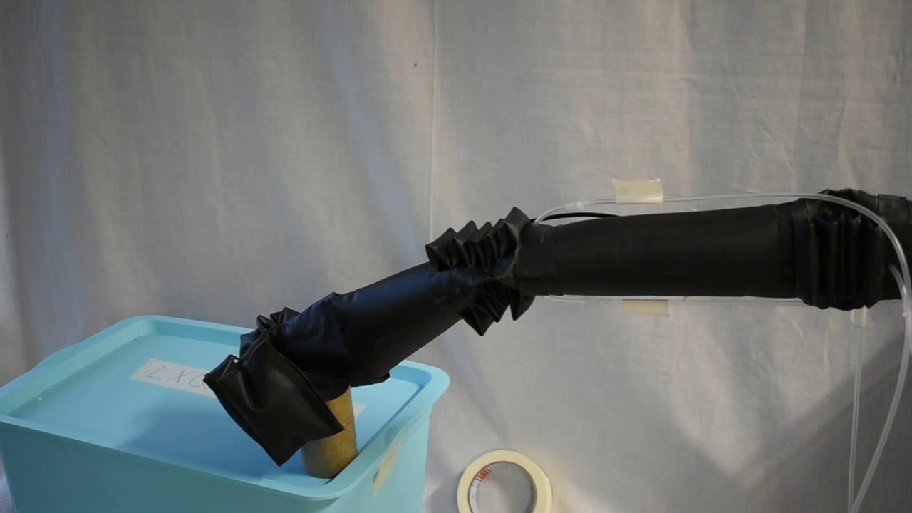 Folds-based Soft Fabric Robotic Arm