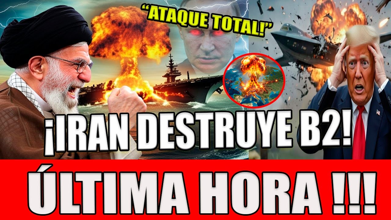 🔥 EN DIRECTO! 💣IRAN ADVIERTE A EUROPA ENTRA EN COMBATE!, ISRAEL Y EEUU VEN BOMBARDERO B2 DERRIBADO