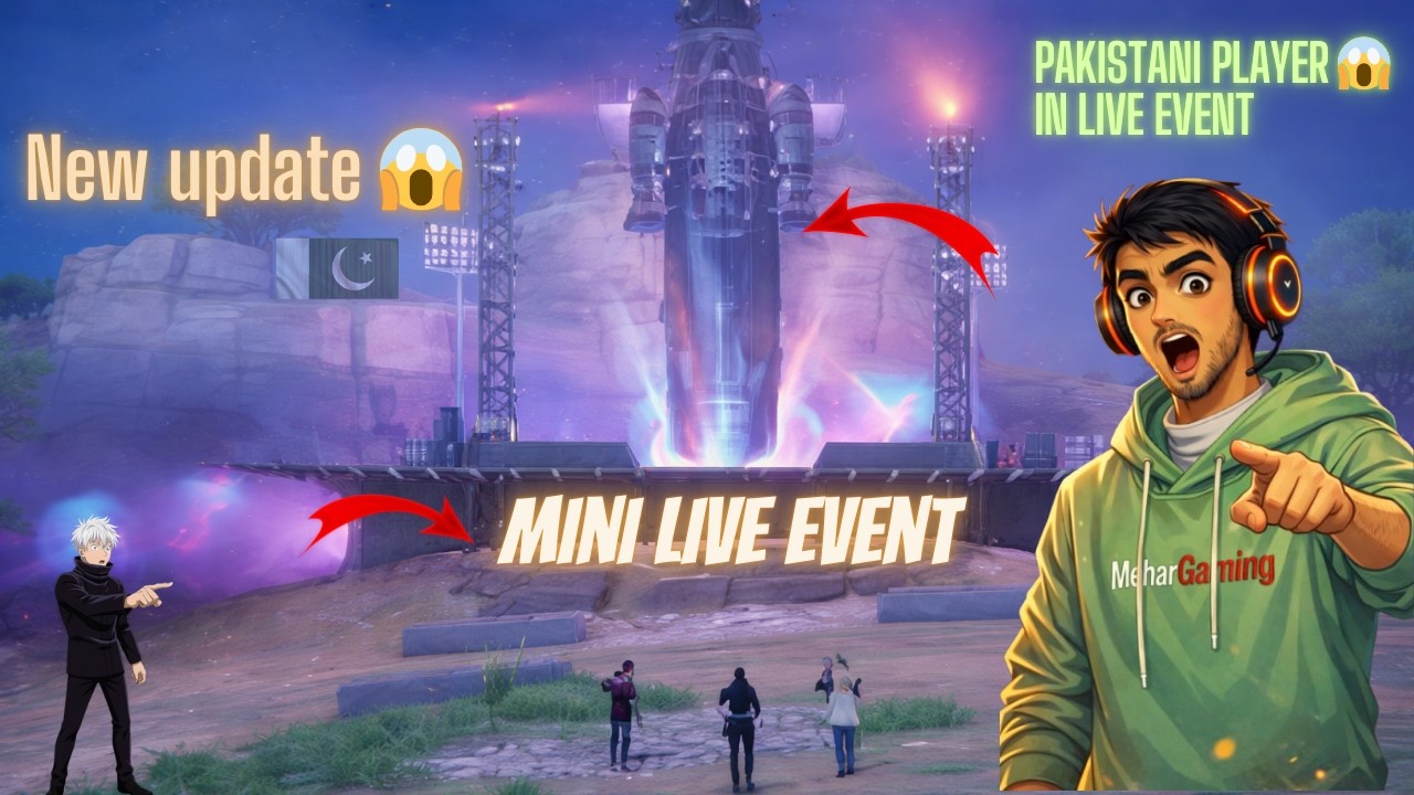 NEW UPDATE + MINI LIVE EVENT! 🇵🇰 Pakistani Player Gone Crazy! | MeharGaming | #pakistanigamer #viral
