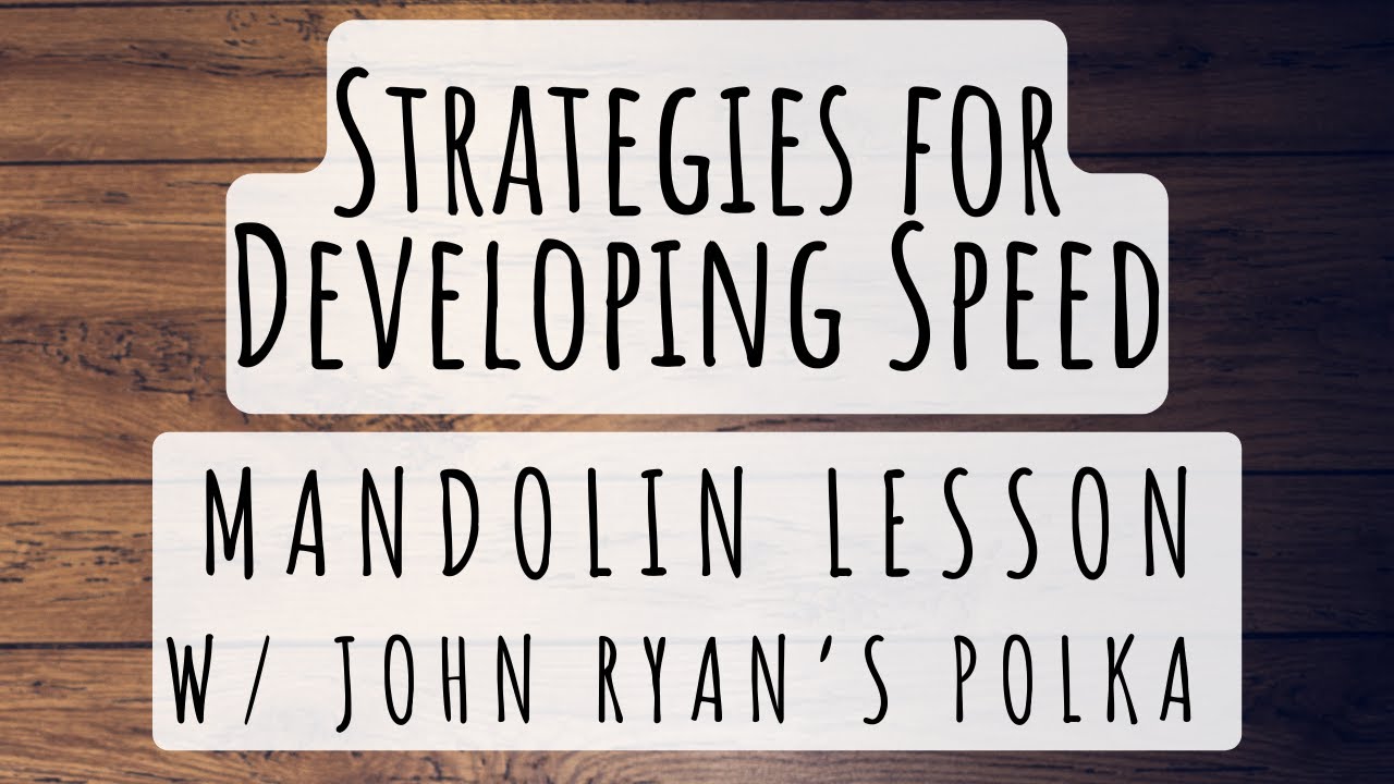 John Ryan's Polka: Mandolin Lesson