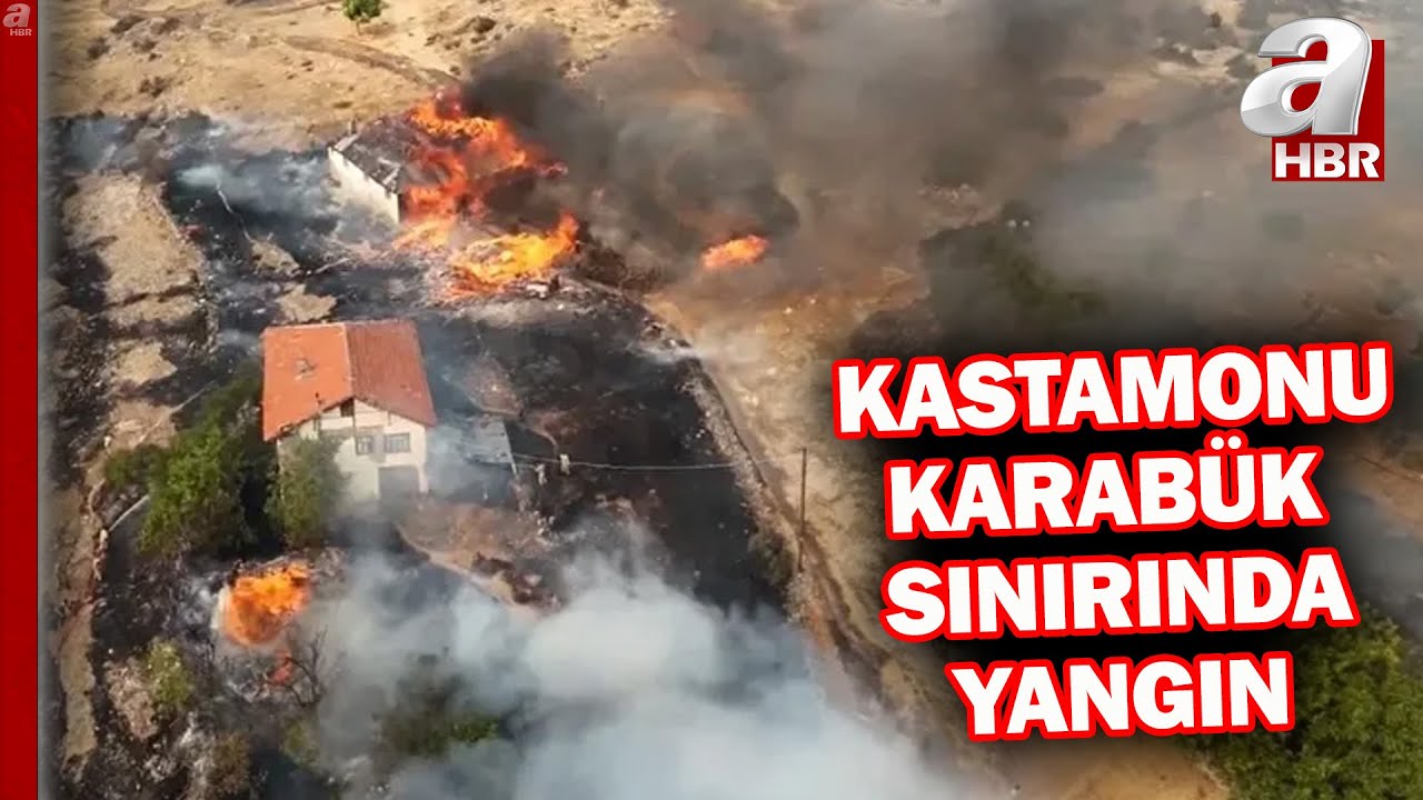 Kastamonu-Karabük sınırında orman yangını! A Haber ekibi bölgeden son durumu aktardı | A Haber