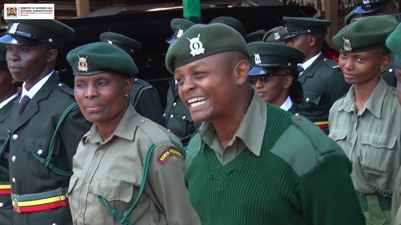 INTERIOR CS KINDIKI PROMOTES KENYA PRISON OFFICER AFTER RECITING A MOVING SPOKEN WORD