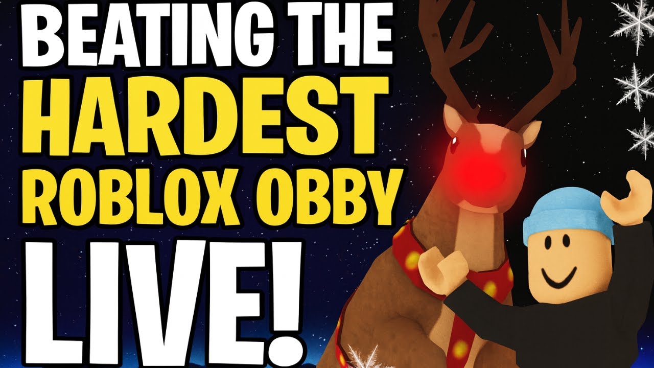 BEATING THE HARDEST ROBLOX OBBY LIVE!