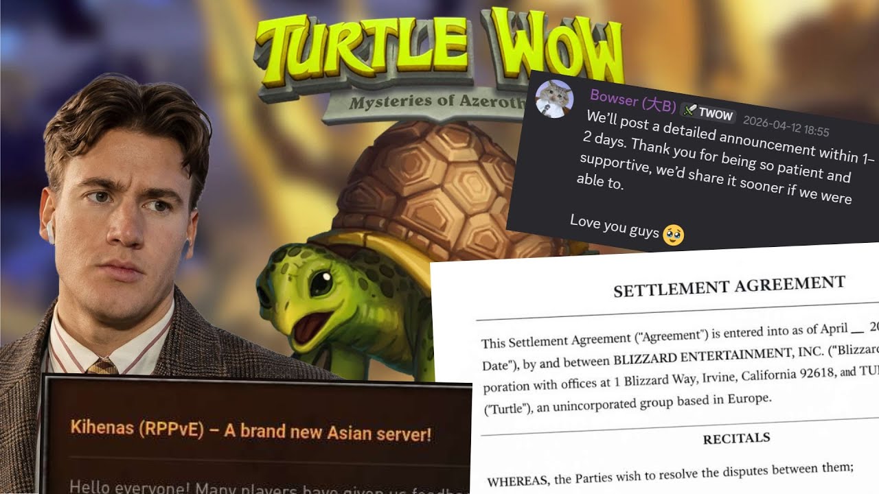 The Blizzard v Turtle WoW Situation is crazy...  Announcement TODAY?!