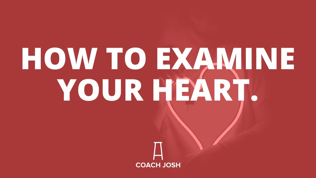 HOW TO EXAMINE YOUR HEART AND RID IT OF ITS IDOLS.
